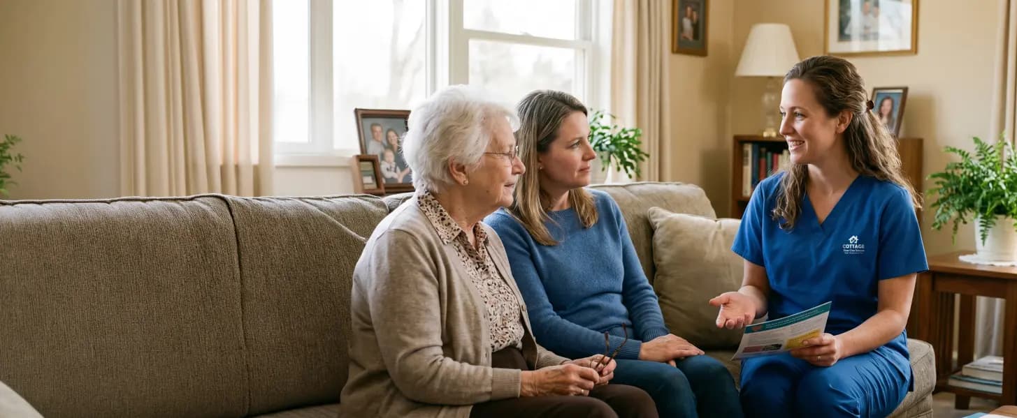 CFC caregiver supporting a senior at home in Maryland